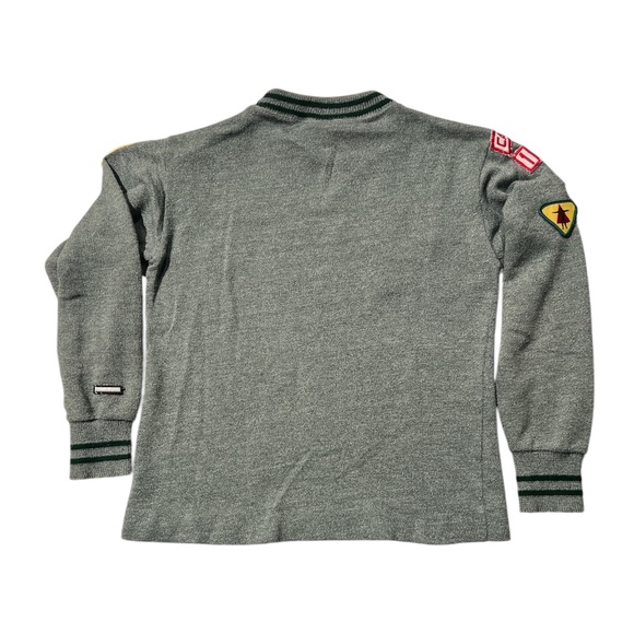 Vintage Kids 80's Boy Scouts Of Canada Official Cub Jersey With Patches Calgary - Picture 2 of 8